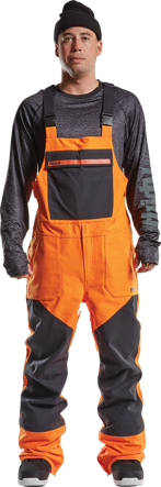 Spodnie ThirtyTwo Basement Bib (orange)
